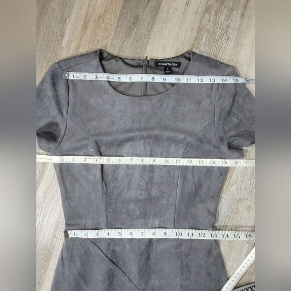 41 Hawthorn Sheath Dress W/ S Gray Faux Suede WGK70419 LN/NWOT - Picture 5 of 9